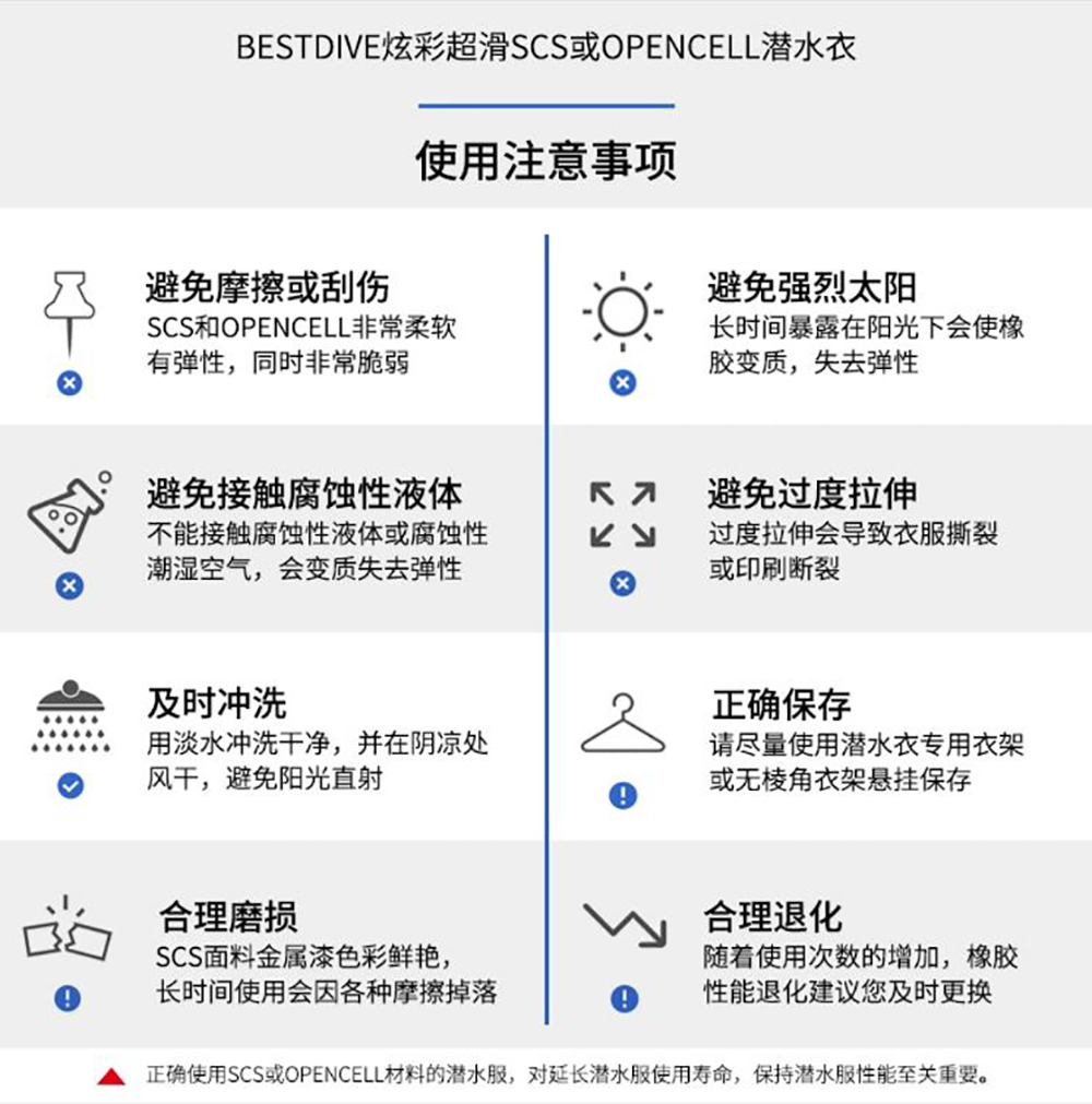 彩虹系列 3MM超彈長(zhǎng)款連體潛水衣 水肺濕衣 BESTDIVE潛水服